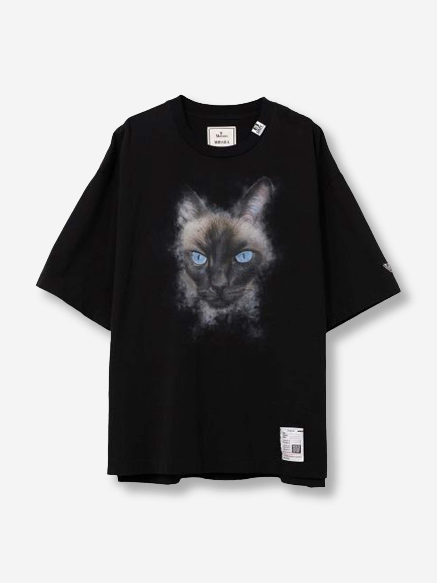 Maison Mihara Yasuhiro Hombre Barcelona Camiseta Cuello Redondo color Negro sku 553-004523 02 - Foto 1