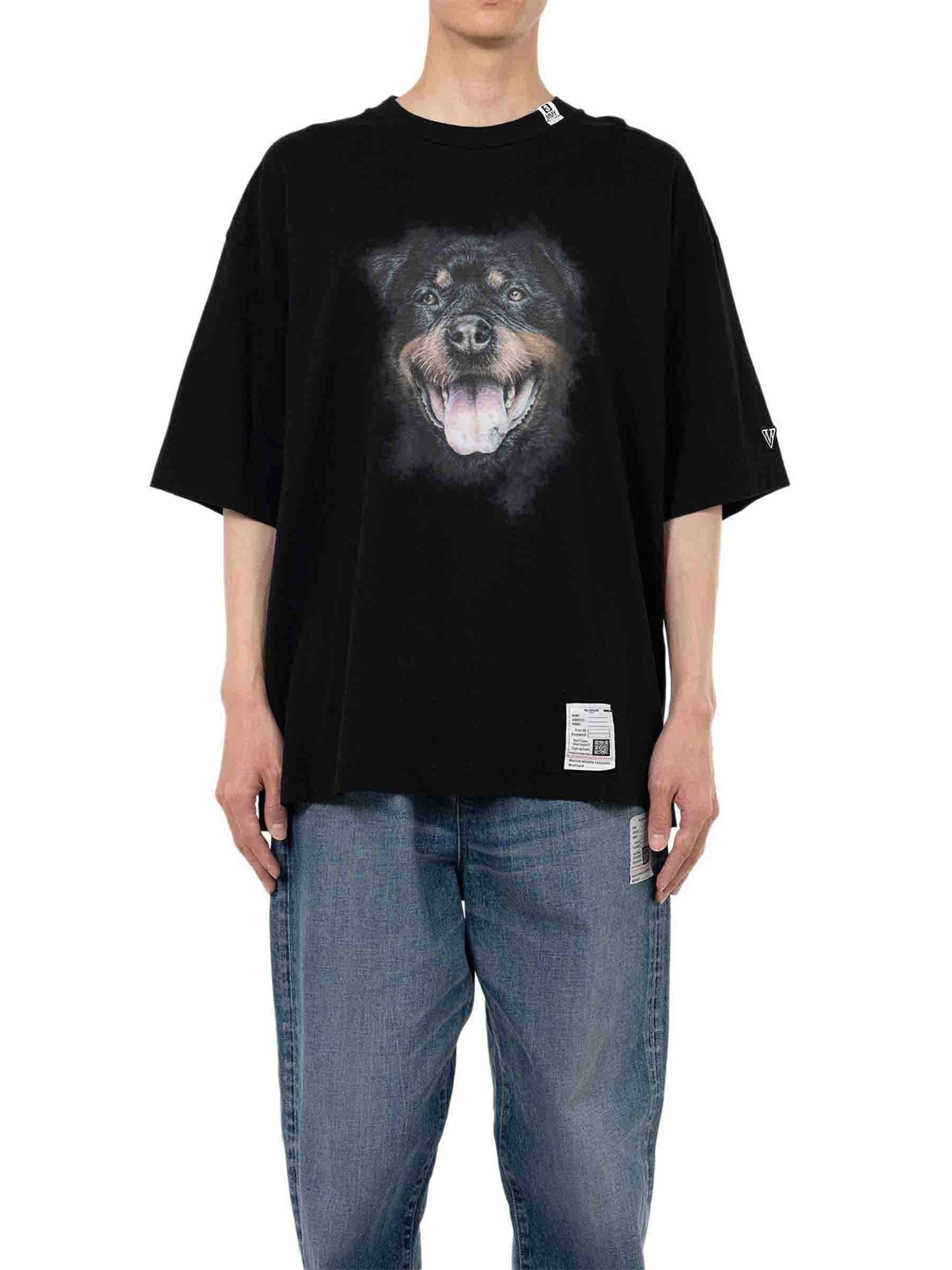 Maison Mihara Yasuhiro Hombre Barcelona Camiseta Cuello Redondo color Negro sku 553-004524 01 - Foto 2