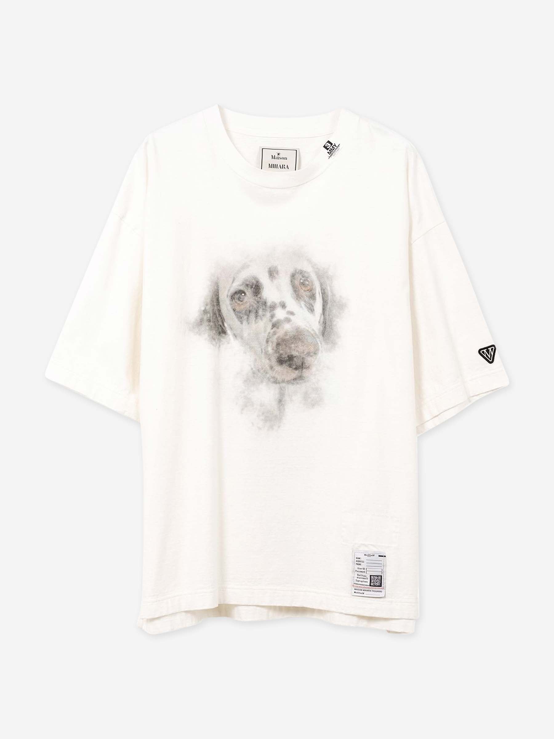 Maison Mihara Yasuhiro Hombre Barcelona Camiseta Cuello Redondo color Blanco sku 553-004524 02 - Foto 1