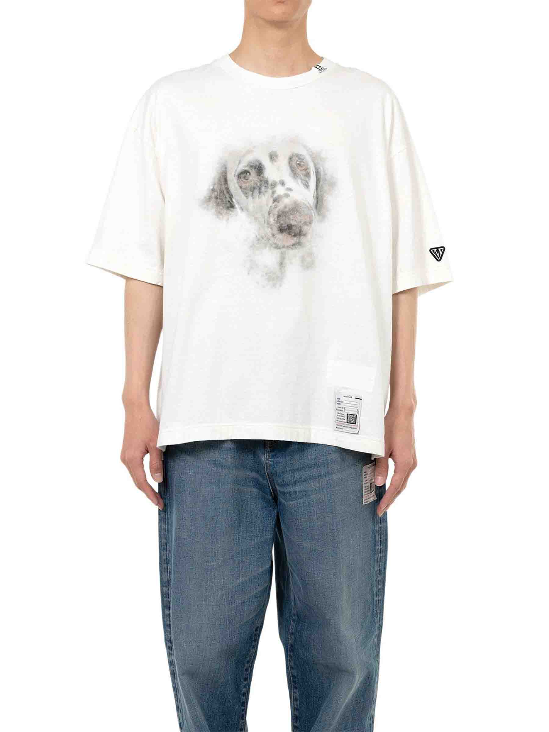 Maison Mihara Yasuhiro Hombre Barcelona Camiseta Cuello Redondo color Blanco sku 553-004524 02 - Foto 2