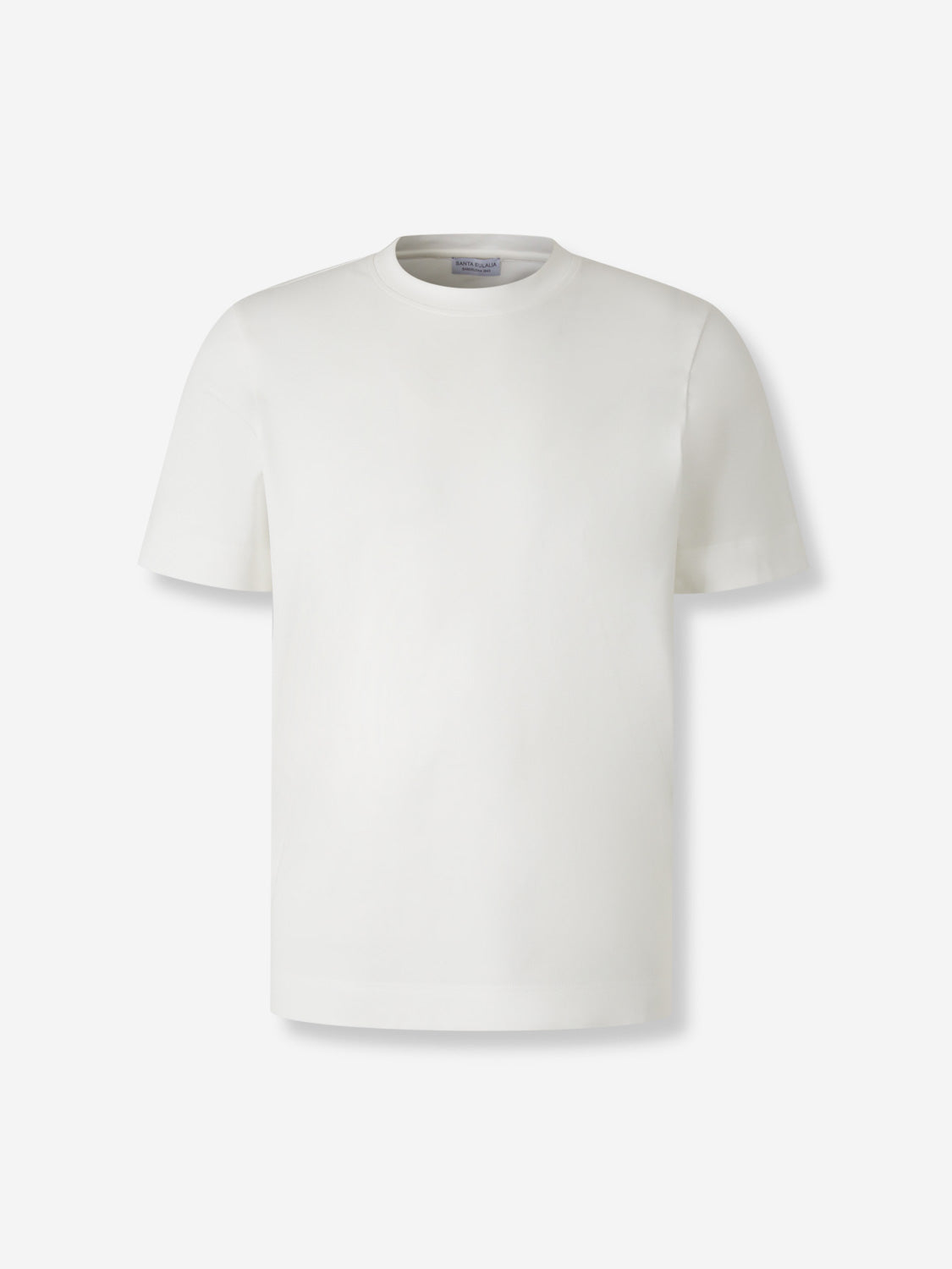 Santa Eulalia Hombre Barcelona Camiseta Lisa Algodón color Blanco sku 553-004530 01 - Foto 1