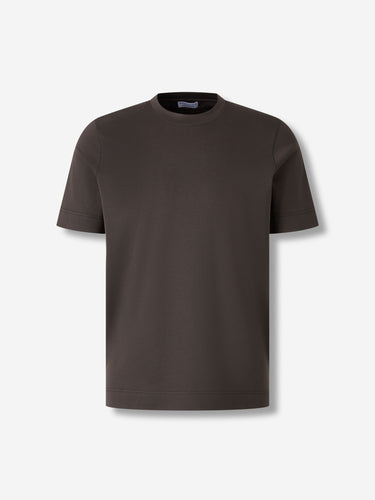 Santa Eulalia Hombre Barcelona Camiseta Lisa Algodón color Marrón Oscuro sku 553-004530 04 - Foto 1