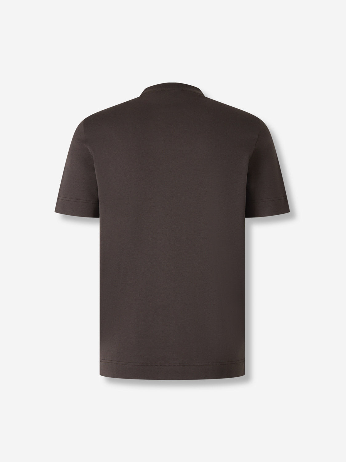 Santa Eulalia Hombre Barcelona Camiseta Lisa Algodón color Marrón Oscuro sku 553-004530 04 - Foto 2