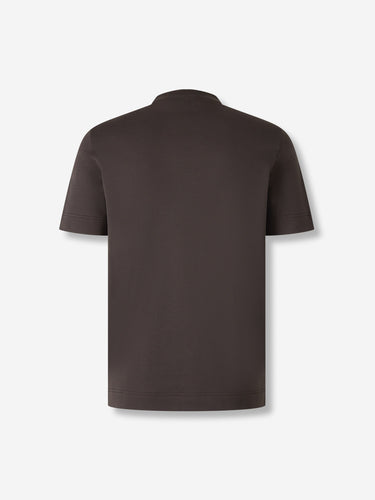 Santa Eulalia Hombre Barcelona Camiseta Lisa Algodón color Marrón Oscuro sku 553-004530 04 - Foto 2