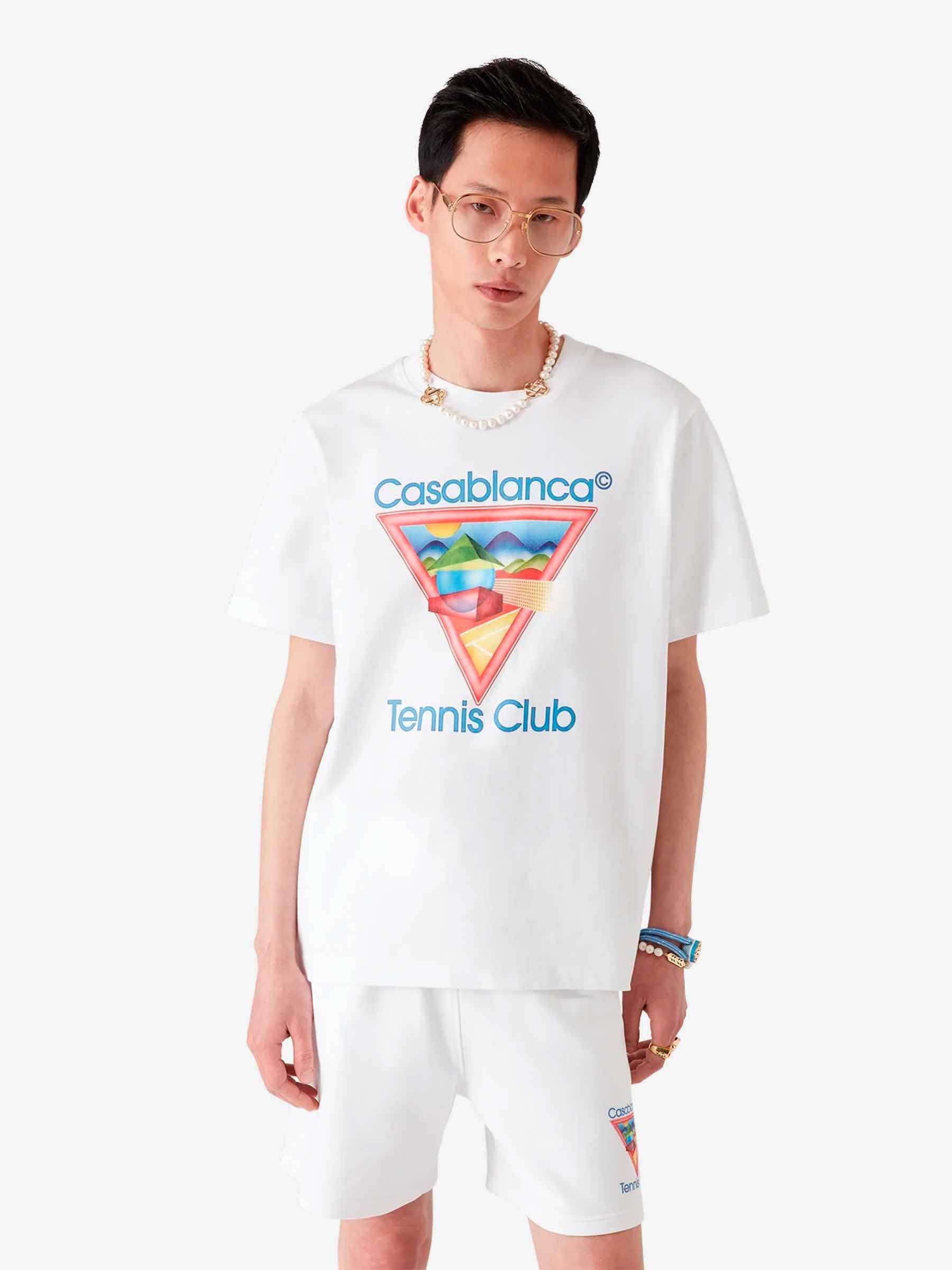 Casablanca Hombre Barcelona Camiseta Cuello Redondo color Blanco sku 553-004532 01 - Foto 2