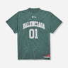 Balenciaga Hombre Barcelona Camiseta Basketball Oversized color Verde Oscuro sku 553-004538 01 - Foto 1