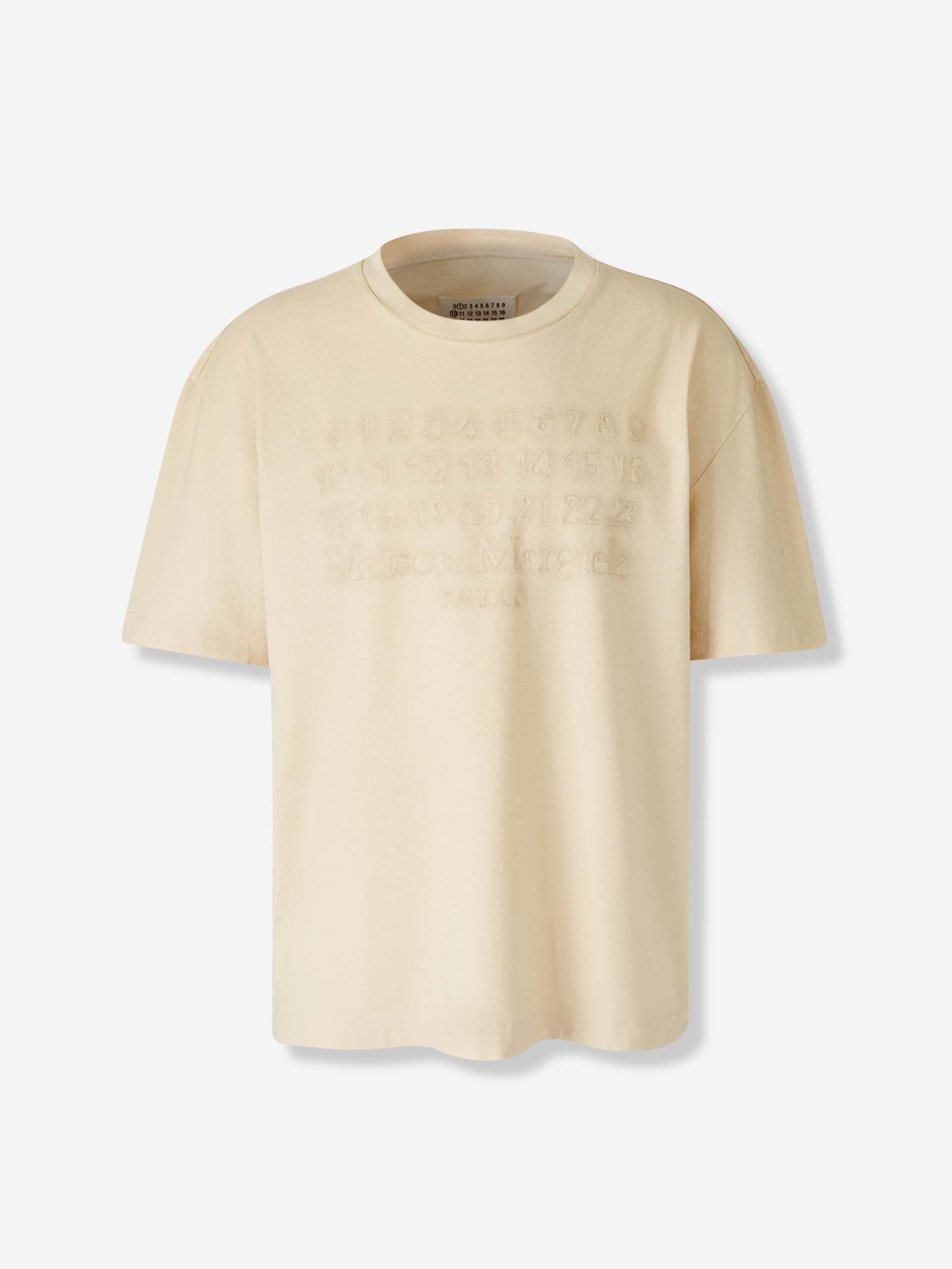 Maison Margiela Hombre Barcelona Camiseta Cuello Redondo color Crema sku 553-004539 01 - Foto 1