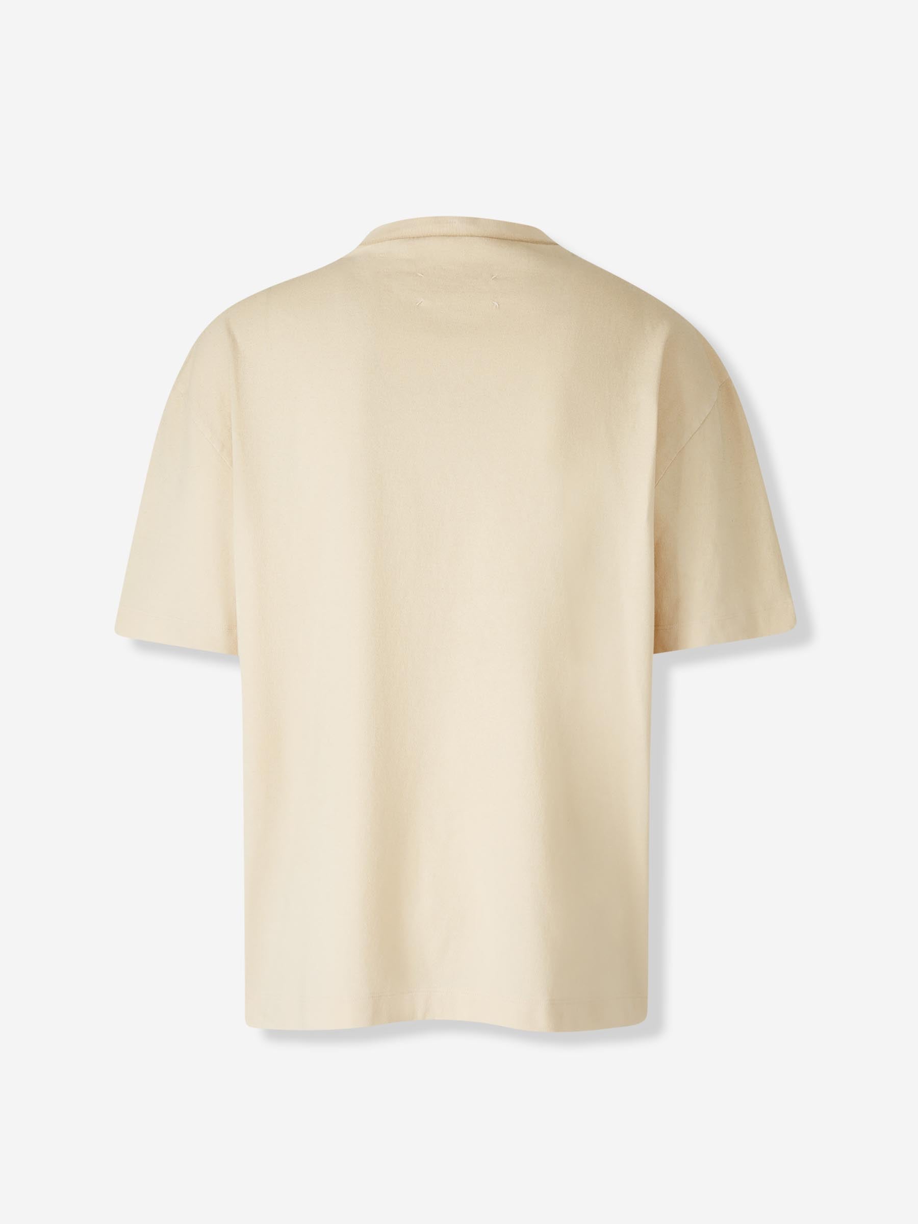 Maison Margiela Hombre Barcelona Camiseta Cuello Redondo color Crema sku 553-004539 01 - Foto 2