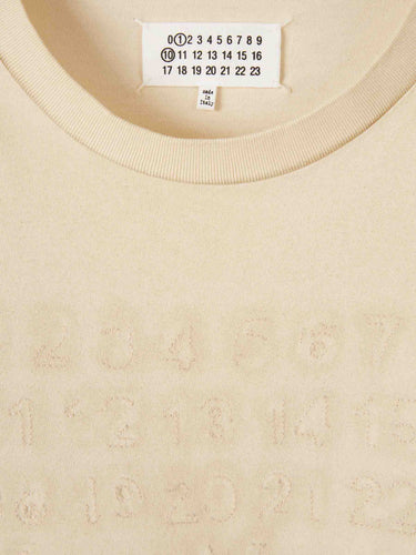 Maison Margiela Hombre Barcelona Camiseta Cuello Redondo color Crema sku 553-004539 01 - Foto 3