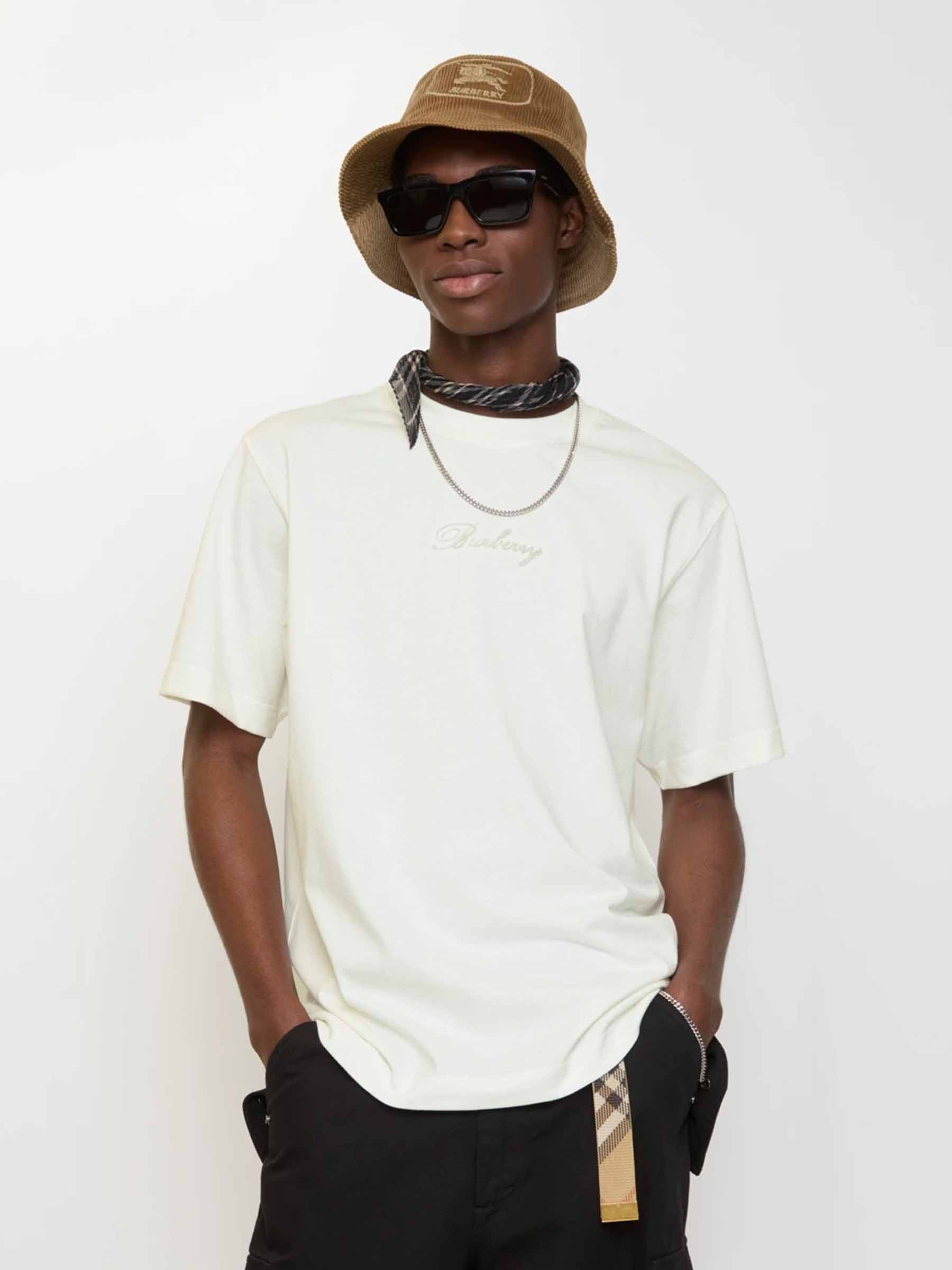 Burberry Hombre Barcelona Camiseta Cuello Redondo color Blanco sku 553-004547 01 - Foto 2