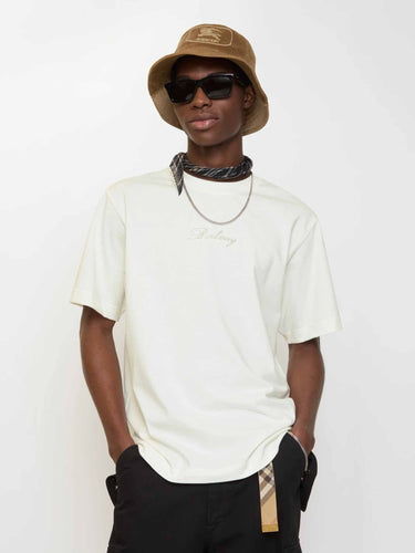 Burberry Hombre Barcelona Camiseta Cuello Redondo color Blanco sku 553-004547 01 - Foto 2