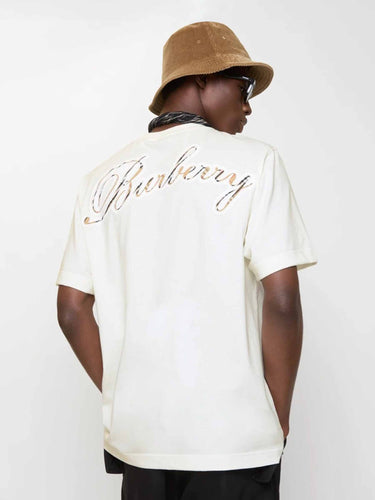 Burberry Hombre Barcelona Camiseta Cuello Redondo color Blanco sku 553-004547 01 - Foto 3