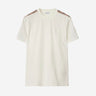 Burberry Hombre Barcelona Camiseta Check Algodón color Blanco sku 553-004548 01 - Foto 1