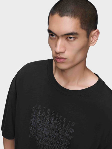 Maison Margiela Hombre Barcelona Camiseta Gráfica Algodón color Negro sku 553-004554 01 - Foto 4