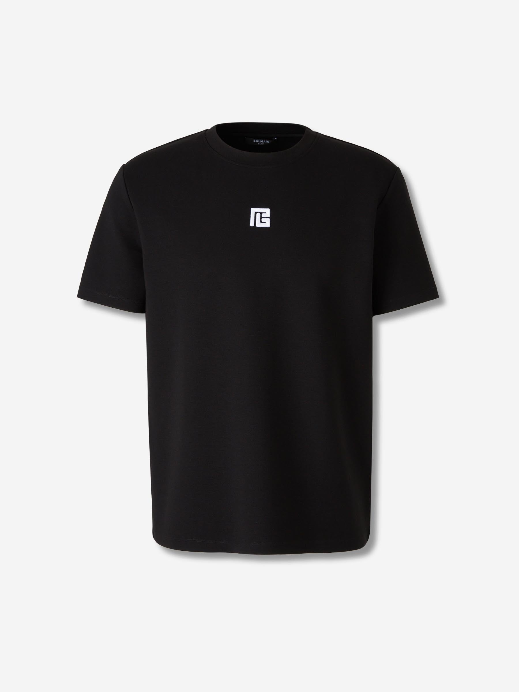 Balmain Hombre Barcelona Camiseta Cuello Redondo color Negro sku 553-004559 01 - Foto 1