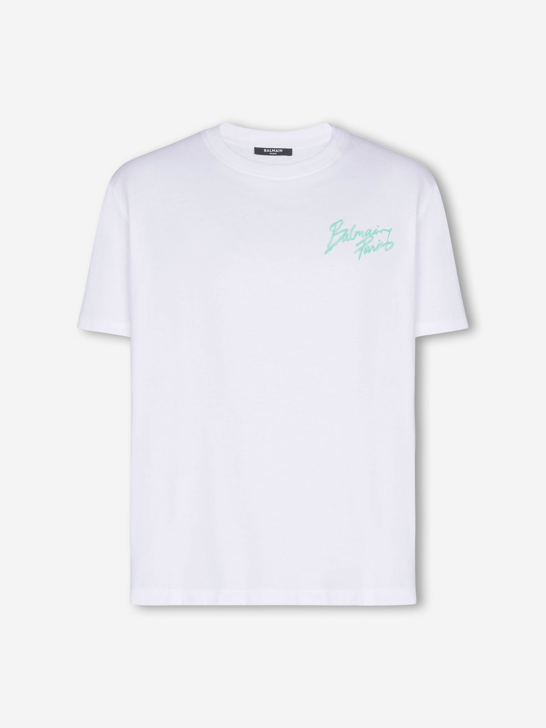 Balmain Hombre Barcelona Camiseta Cuello Redondo color Blanco sku 553-004560 01 - Foto 1