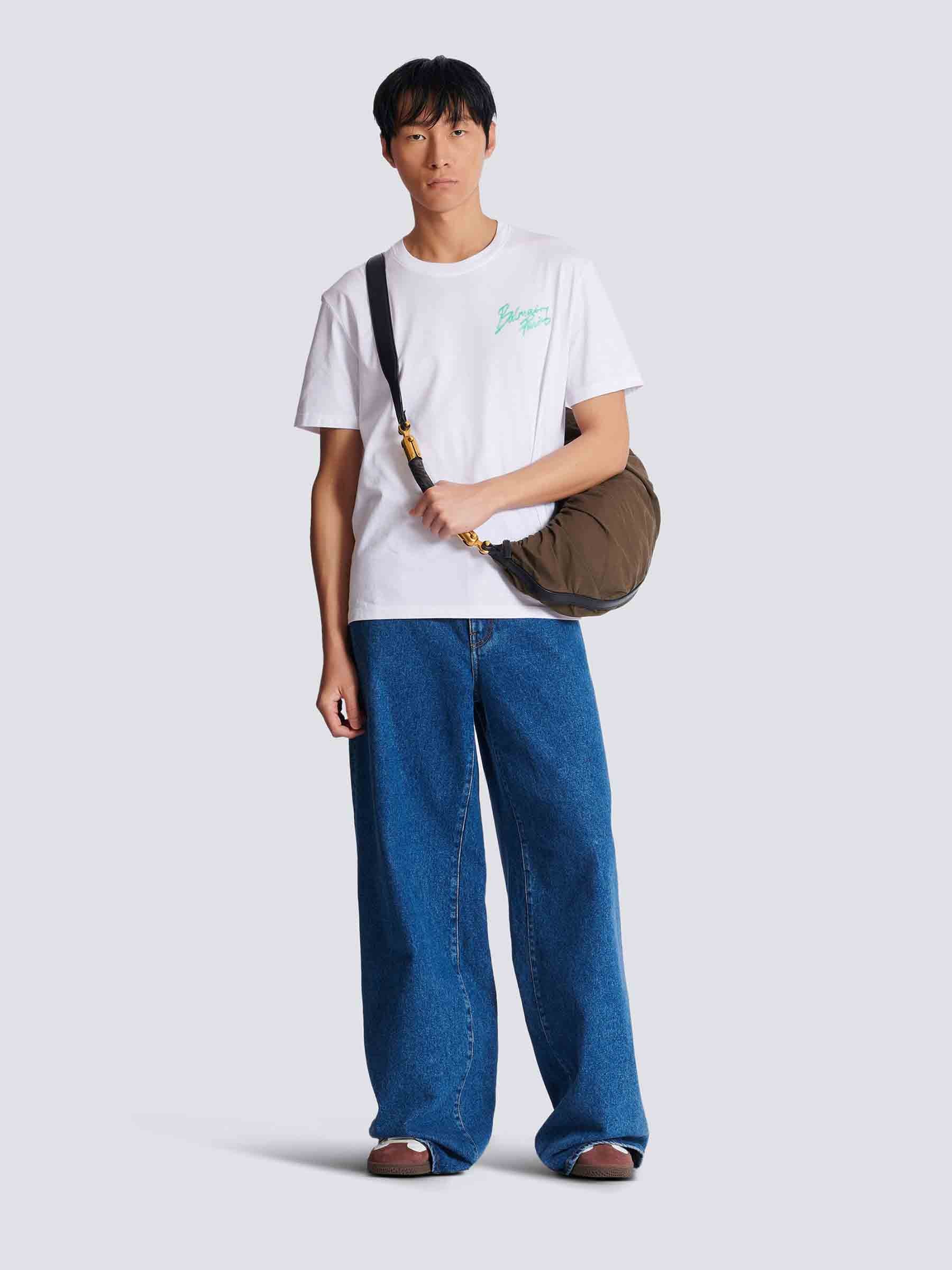 Balmain Hombre Barcelona Camiseta Cuello Redondo color Blanco sku 553-004560 01 - Foto 2