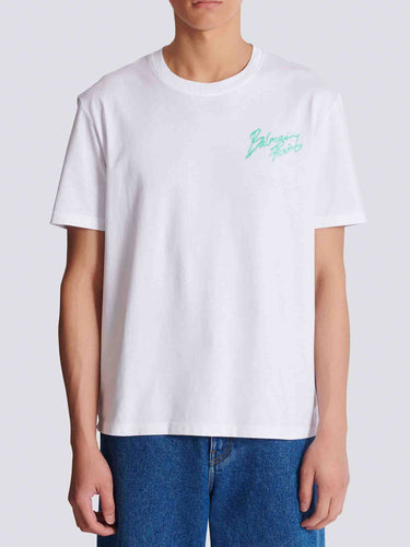 Balmain Hombre Barcelona Camiseta Cuello Redondo color Blanco sku 553-004560 01 - Foto 4