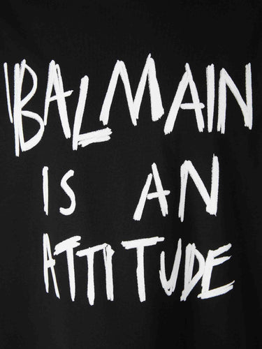 Balmain Hombre Barcelona Camiseta Cuello Redondo color Negro sku 553-004561 02 - Foto 4