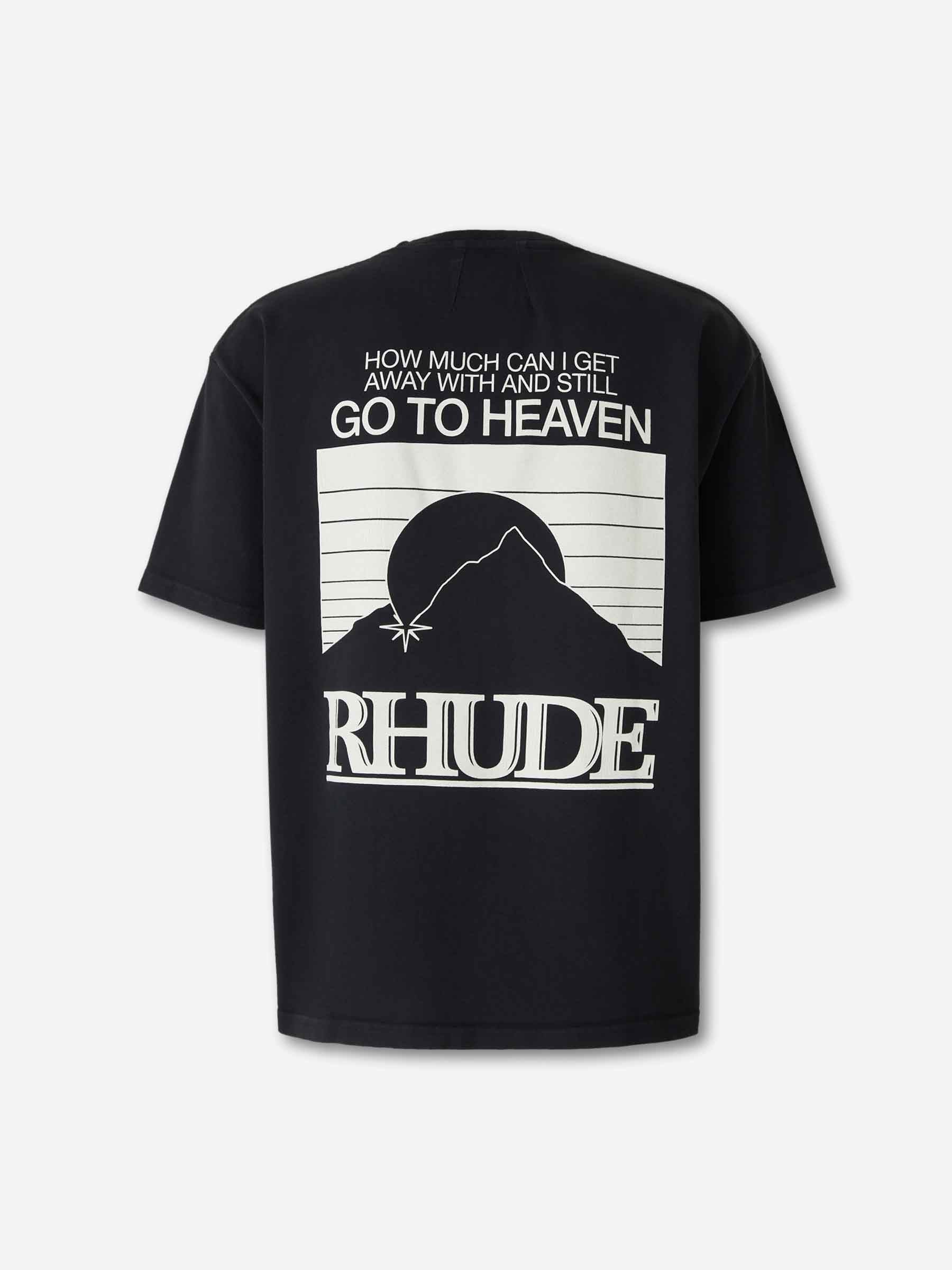 Rhude Hombre Barcelona Camiseta Cuello Redondo color Negro sku 553-004565 02 - Foto 2