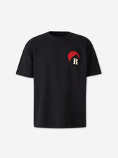 Rhude Hombre Barcelona Camiseta Cuello Redondo color Negro sku 553-004567 02 - Foto 1