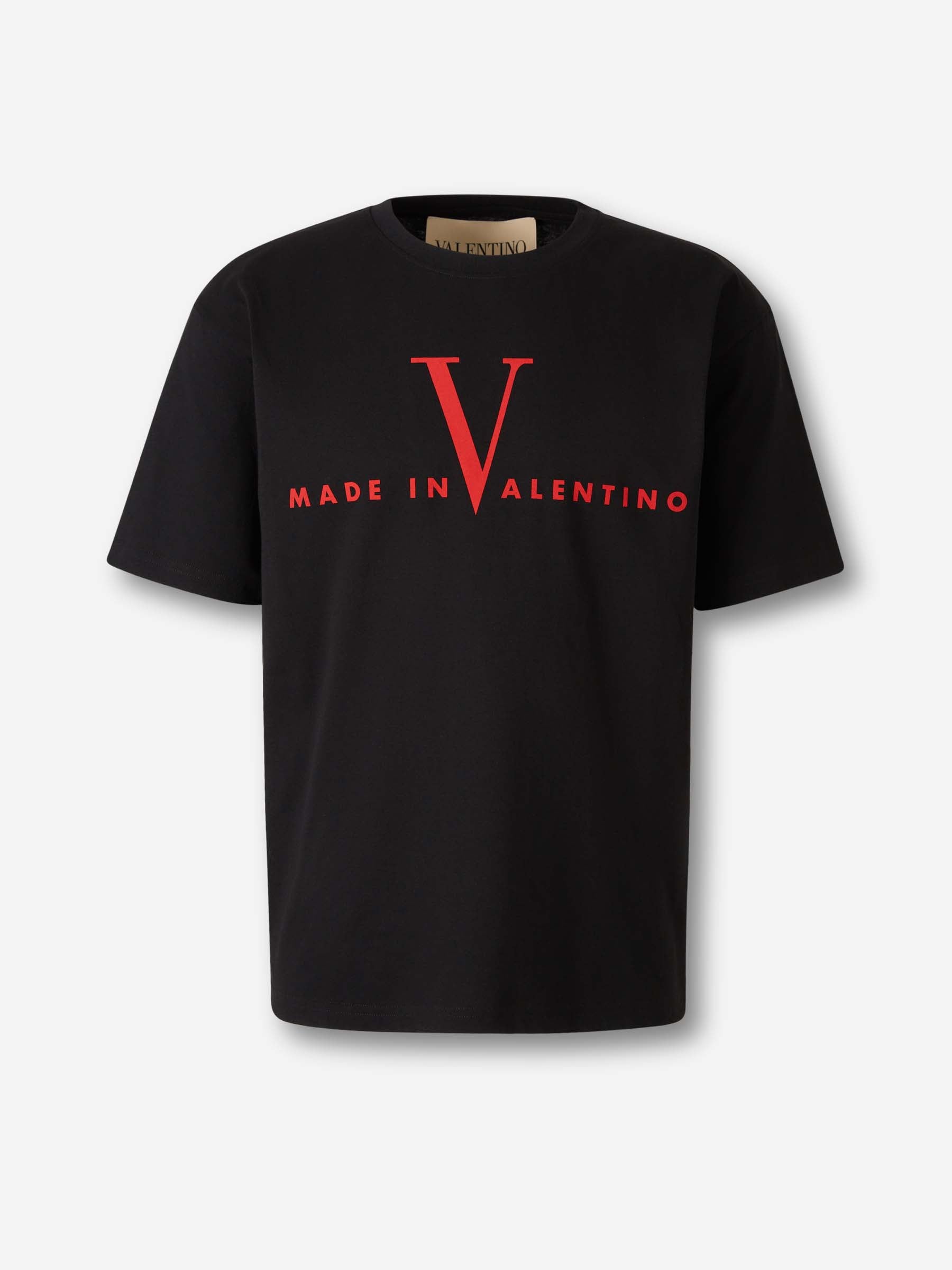 Valentino Hombre Barcelona Camiseta Cuello Redondo color Negro sku 553-004568 01 - Foto 1
