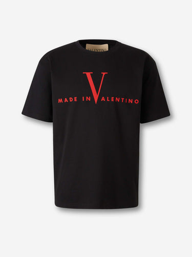 Valentino Hombre Barcelona Camiseta Cuello Redondo color Negro sku 553-004568 01 - Foto 1