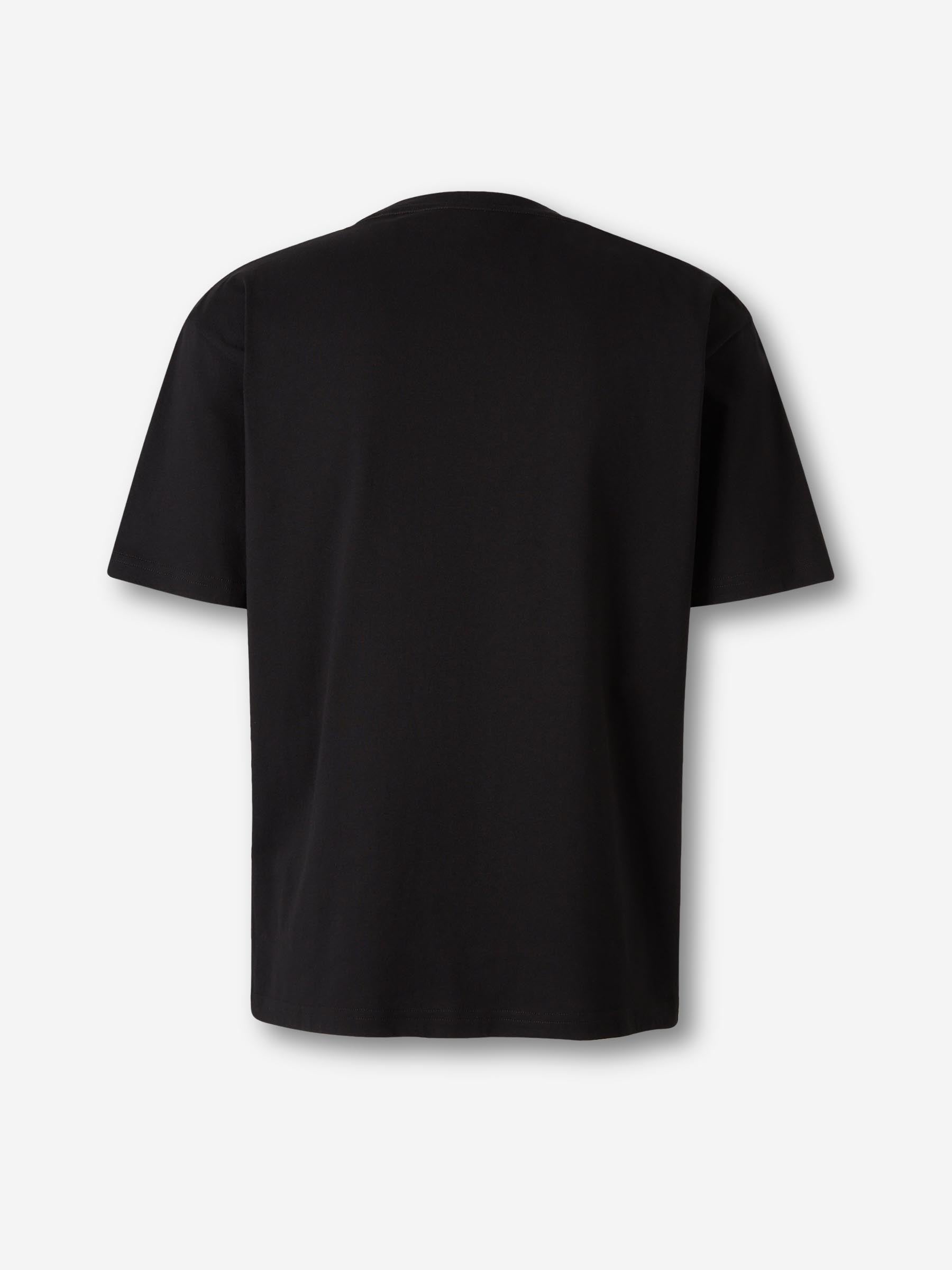 Valentino Hombre Barcelona Camiseta Cuello Redondo color Negro sku 553-004568 01 - Foto 2