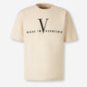 Valentino Hombre Barcelona Camiseta Cuello Redondo color Crema sku 553-004568 02 - Foto 1