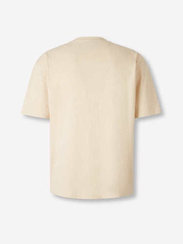 Valentino Hombre Barcelona Camiseta Cuello Redondo color Crema sku 553-004568 02 - Foto 2
