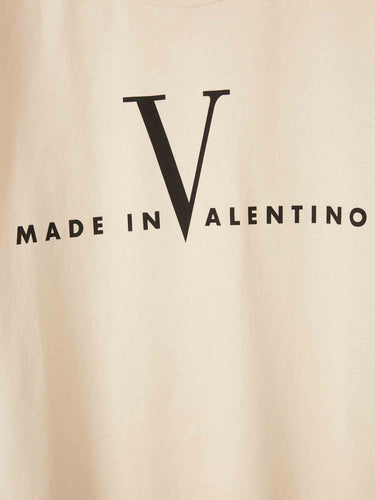 Valentino Hombre Barcelona Camiseta Cuello Redondo color Crema sku 553-004568 02 - Foto 4