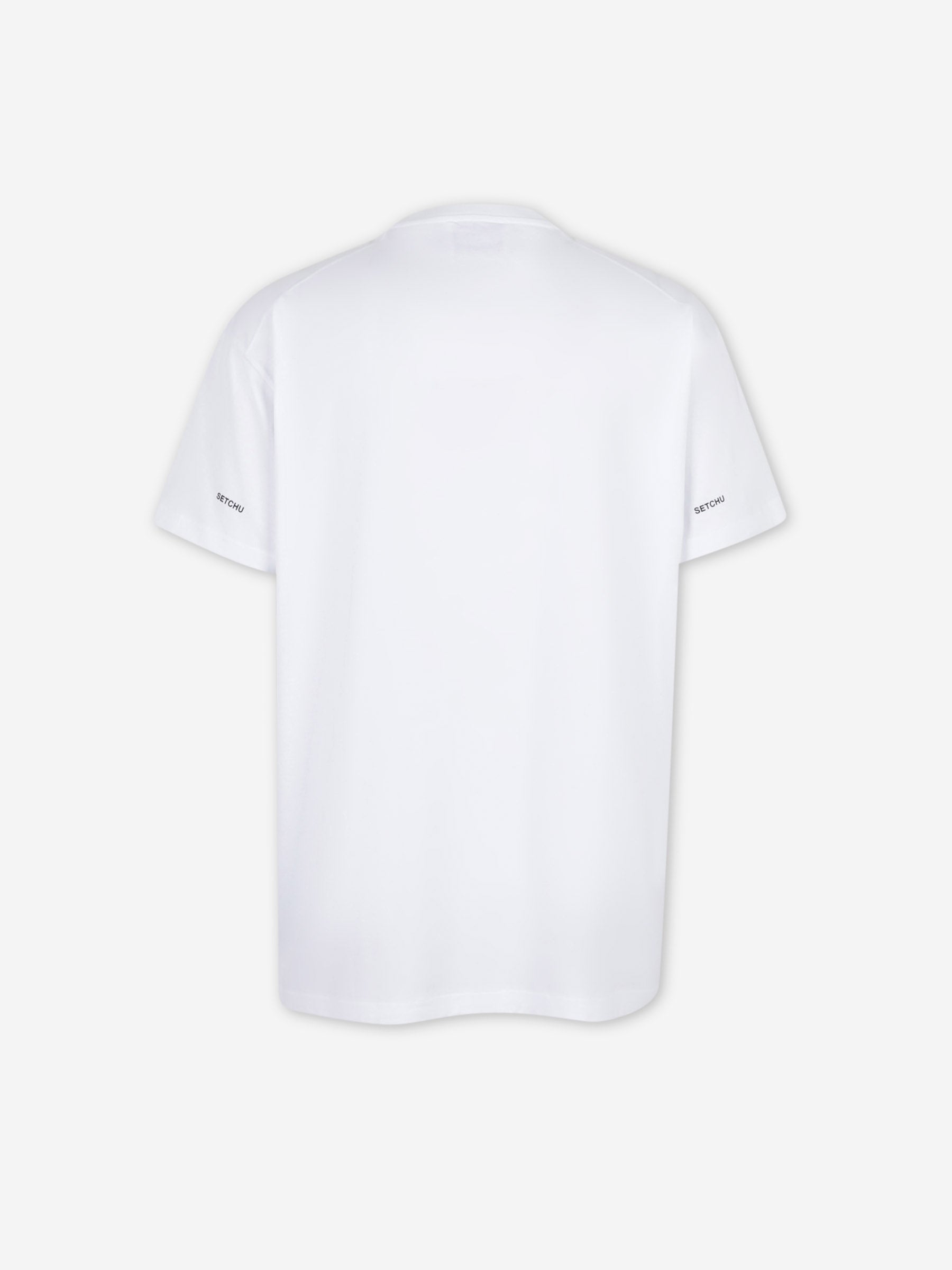 Setchu Hombre Barcelona Camiseta Cuello Redondo color Blanco sku 553-004570 02 - Foto 2