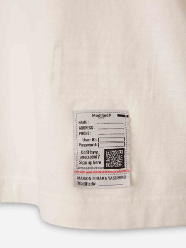 Maison Mihara Yasuhiro Hombre Barcelona Camiseta Cuello Redondo color Blanco sku 553-004573 01 - Foto 5