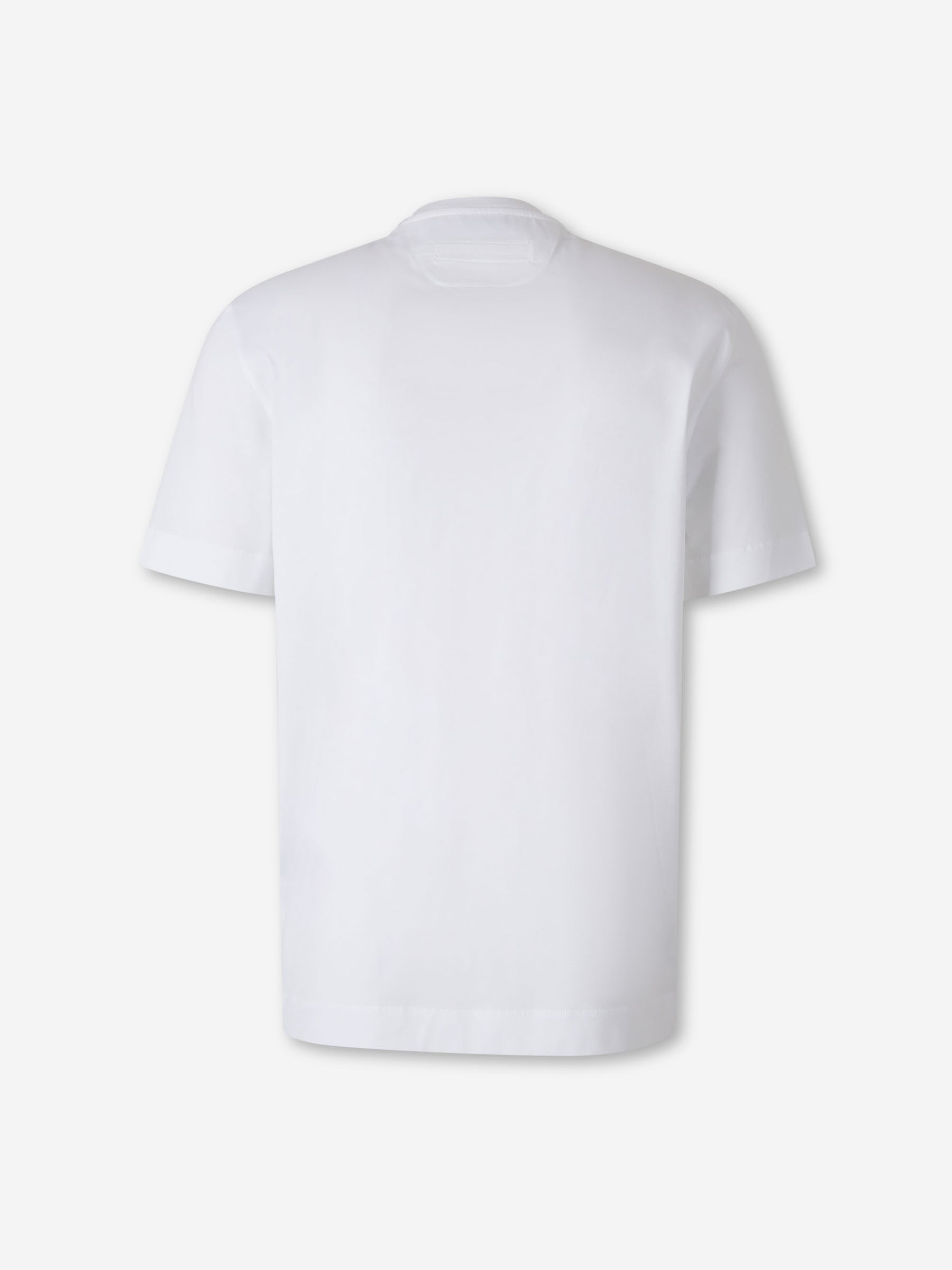 Zegna Hombre Barcelona Camiseta Cuello Redondo color Blanco sku 553-004578 01 - Foto 2