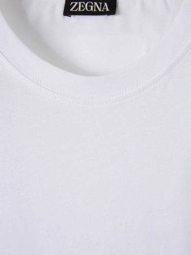 Zegna Hombre Barcelona Camiseta Cuello Redondo color Blanco sku 553-004578 01 - Foto 3