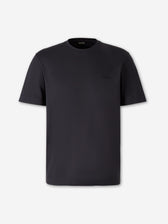 Zegna Hombre Barcelona Camiseta Cuello Redondo color Azul Noche sku 553-004578 02 - Foto 1