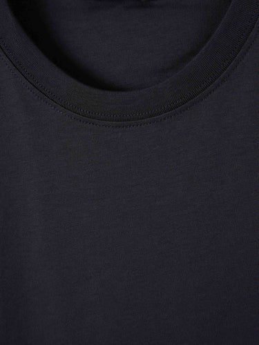 Zegna Hombre Barcelona Camiseta Cuello Redondo color Azul Noche sku 553-004578 02 - Foto 3
