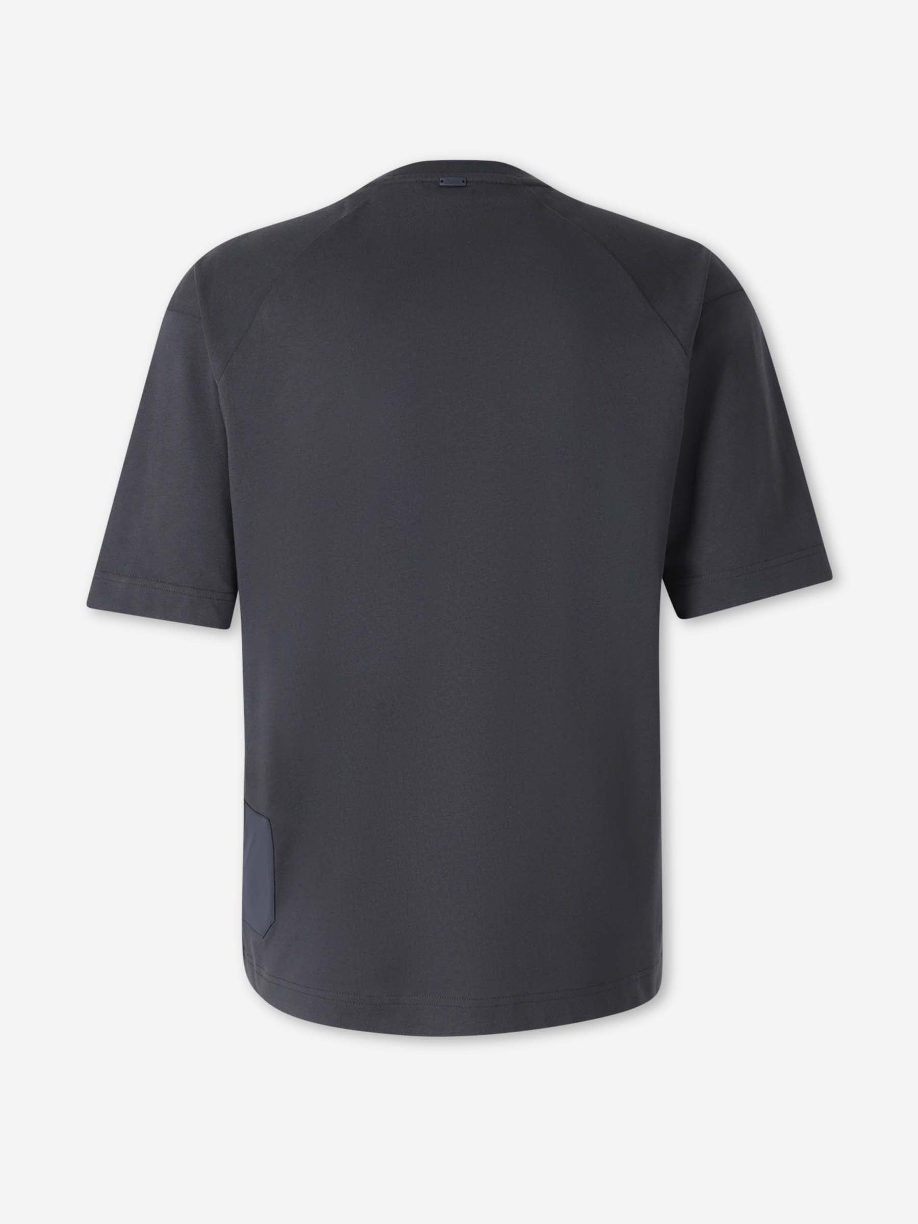 Herno Hombre Barcelona Camiseta cuello redondo color Ébano sku 553-004580 02 - Foto 2