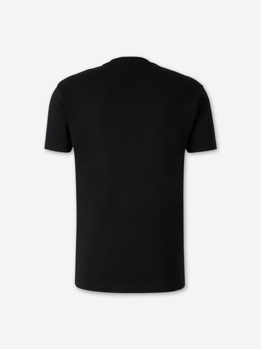 Tom Ford Hombre Barcelona Camiseta Cuello Redondo color Negro sku 553-004584 02 - Foto 2