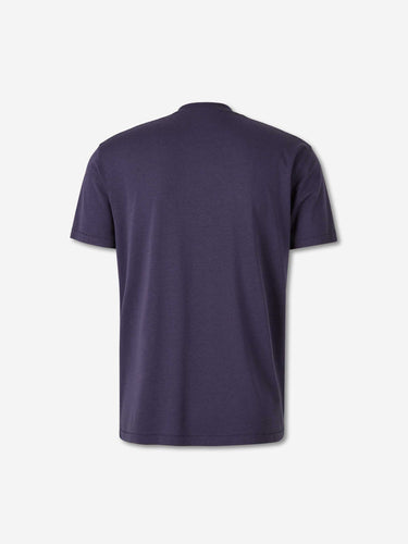 Tom Ford Hombre Barcelona Camiseta Algodón color Azul Marino sku 553-004585 05 - Foto 2