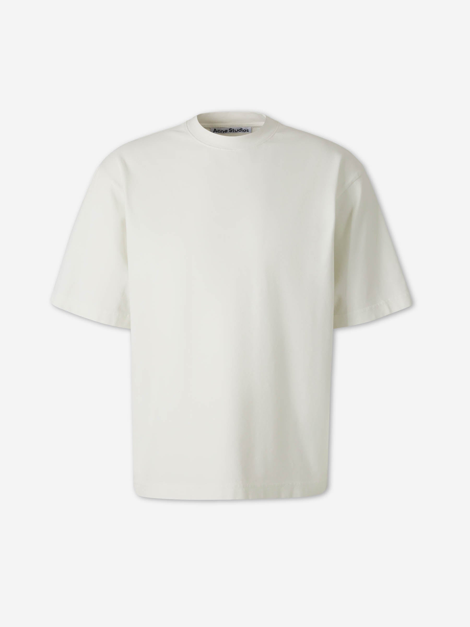 Acne Studios Hombre Barcelona Camiseta Cuello Redondo color Blanco sku 553-004590 02 - Foto 1