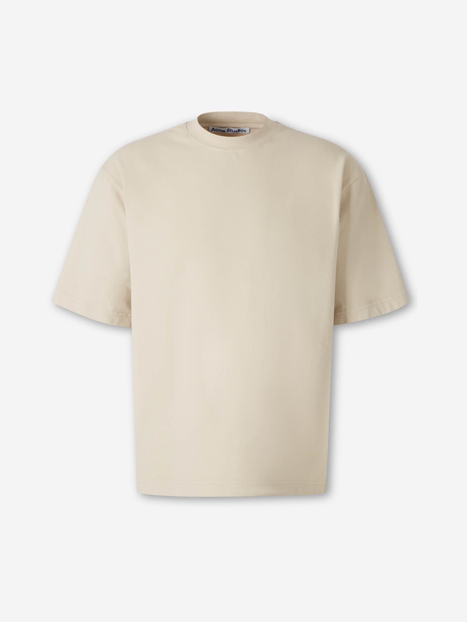 Acne Studios Hombre Barcelona Camiseta Cuello Redondo color Crema sku 553-004590 03 - Foto 1