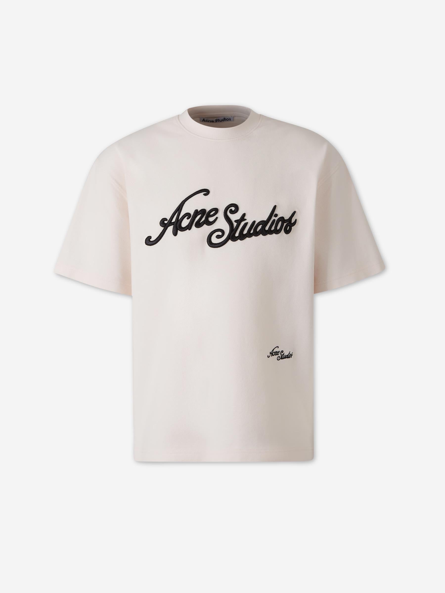 Acne Studios Hombre Barcelona Camiseta Cuello Redondo color Rosa Palo sku 553-004591 02 - Foto 1