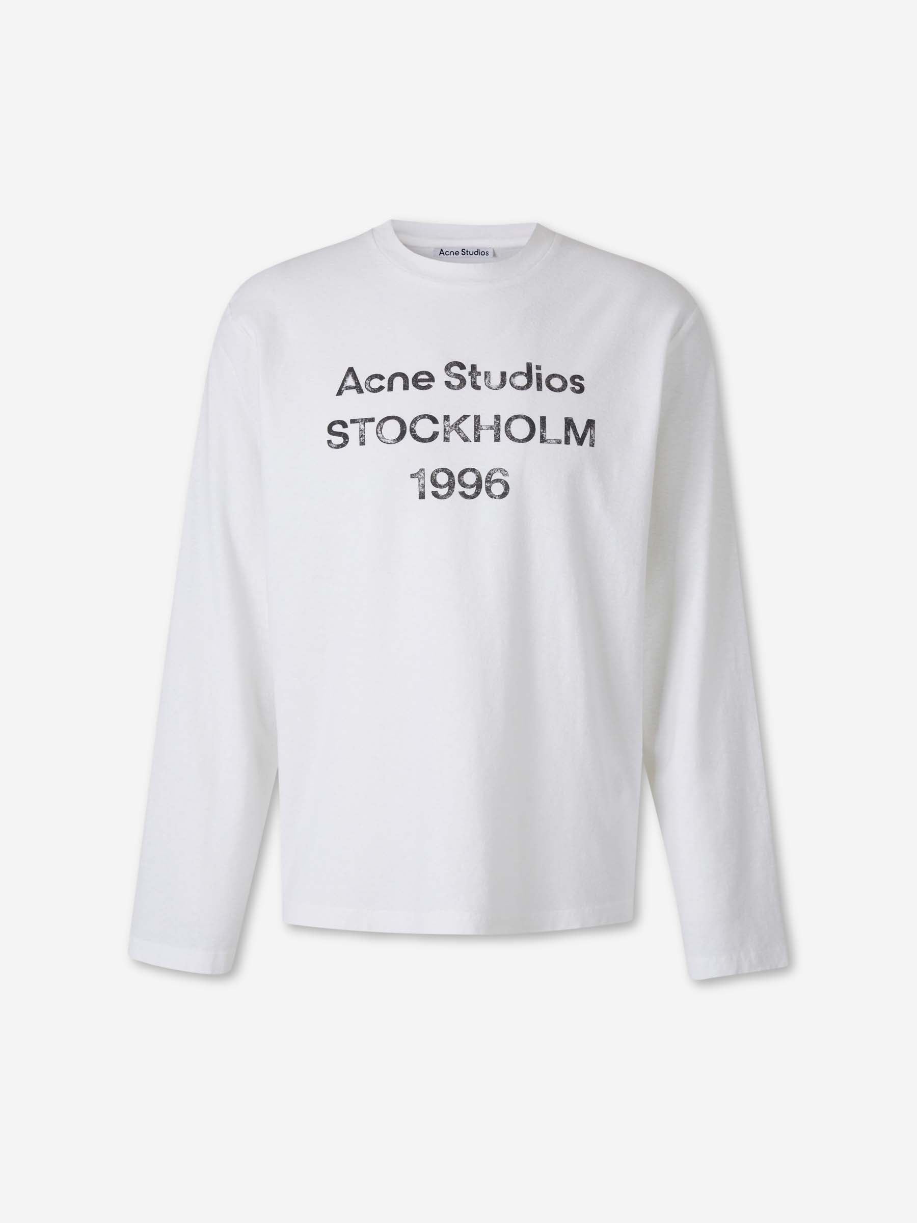Acne Studios Hombre Barcelona Camiseta Manga Larga color Blanco sku 553-004592 01 - Foto 1
