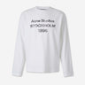 Acne Studios Hombre Barcelona Camiseta Manga Larga color Blanco sku 553-004592 01 - Foto 1