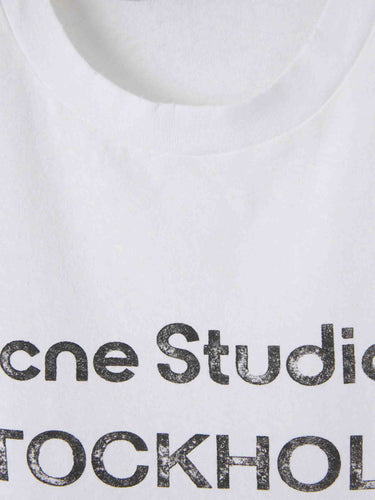 Acne Studios Hombre Barcelona Camiseta Manga Larga color Blanco sku 553-004592 01 - Foto 3