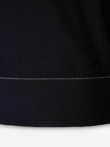 Brioni Hombre Barcelona Camiseta Cuello Redondo color Azul Noche sku 553-004599 02 - Foto 4