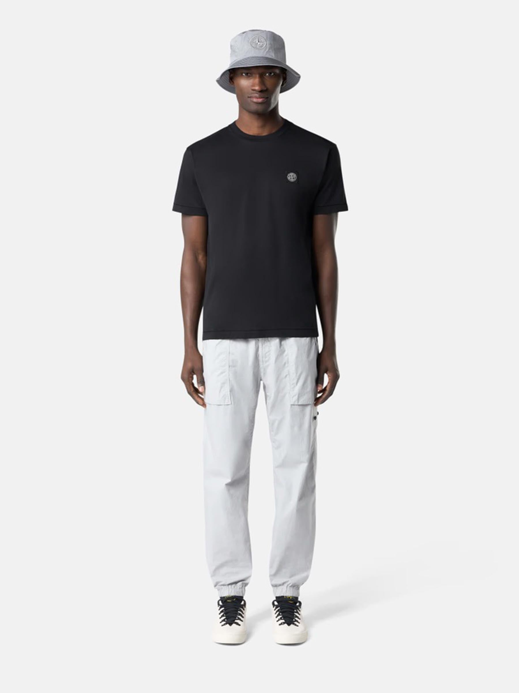 Stone Island Hombre Barcelona Camiseta Cuello Redondo color Negro sku 553-004602 02 - Foto 2