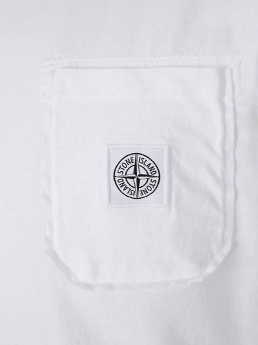 Stone Island Hombre Barcelona Camiseta Cuello Redondo color Blanco sku 553-004606 01 - Foto 4