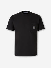 Stone Island Hombre Barcelona Camiseta Cuello Redondo color Negro sku 553-004606 02 - Foto 1